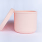 250ml round food grade silicone storage containers