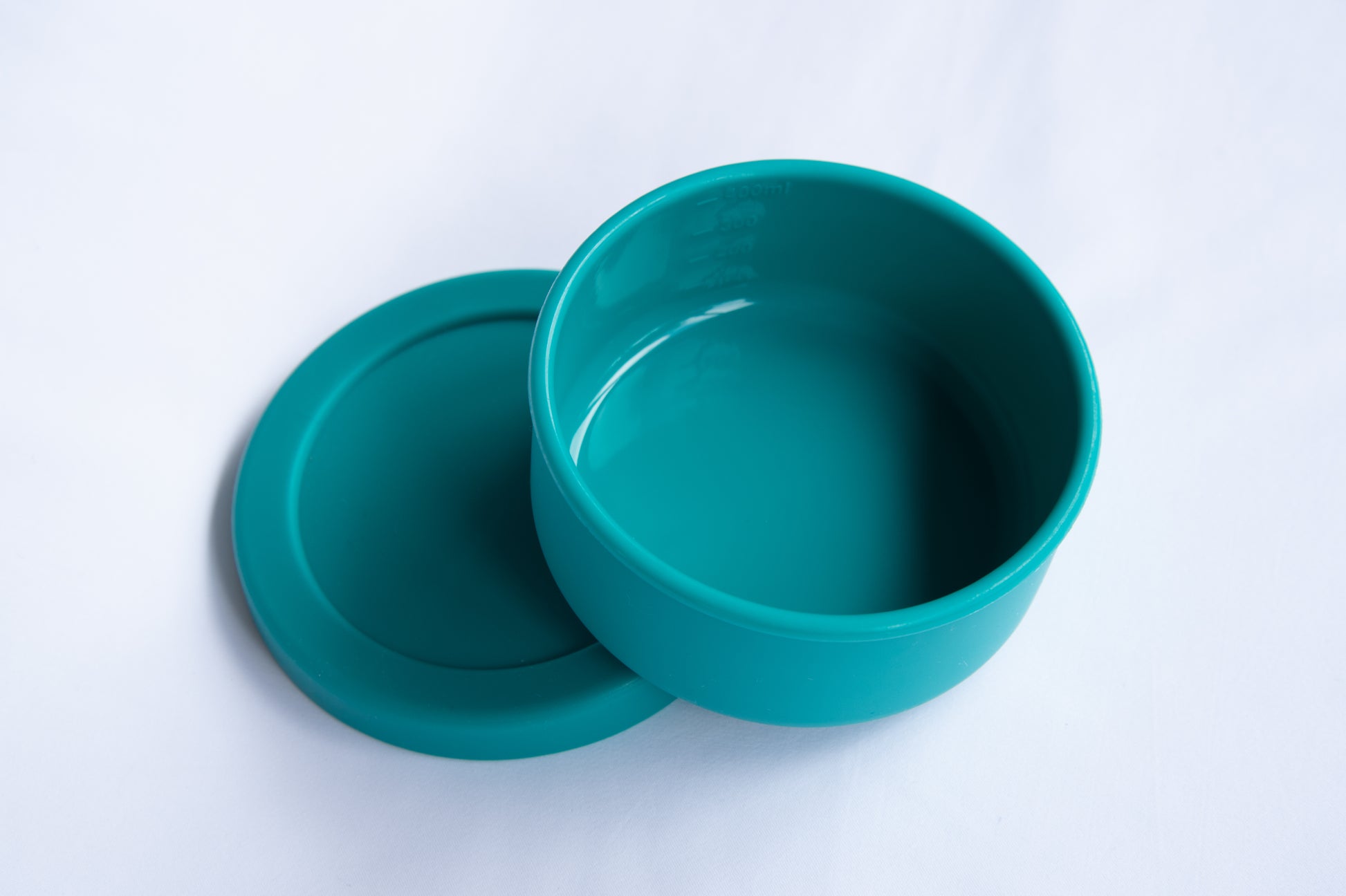 400ml round food grade silicone storage containers