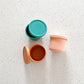 250ml round food grade silicone storage containers
